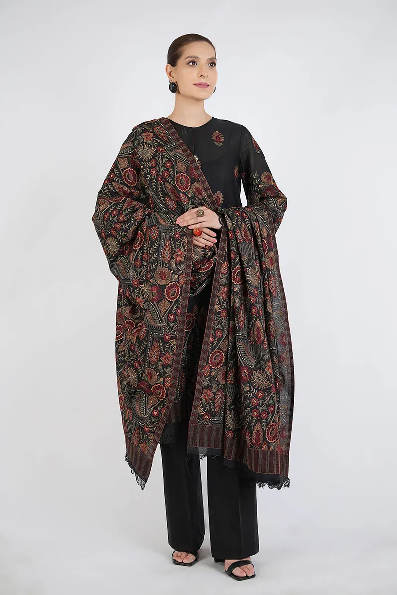 ETHNIC FLORES SHAWL
