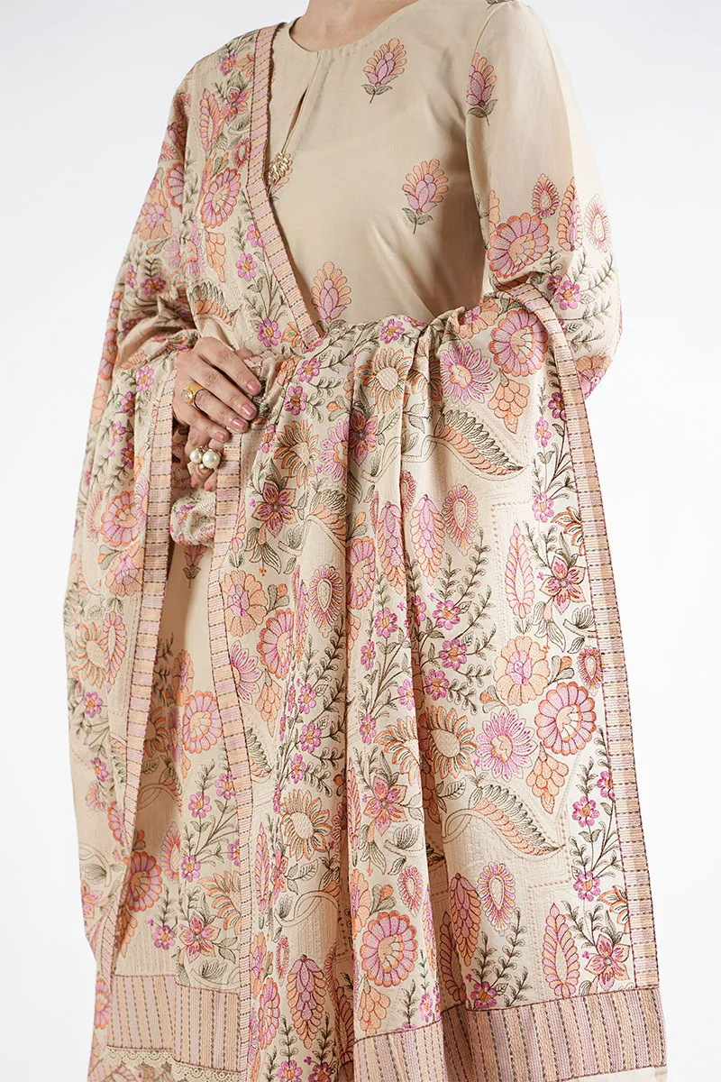 ETHNIC FLORES SHAWL