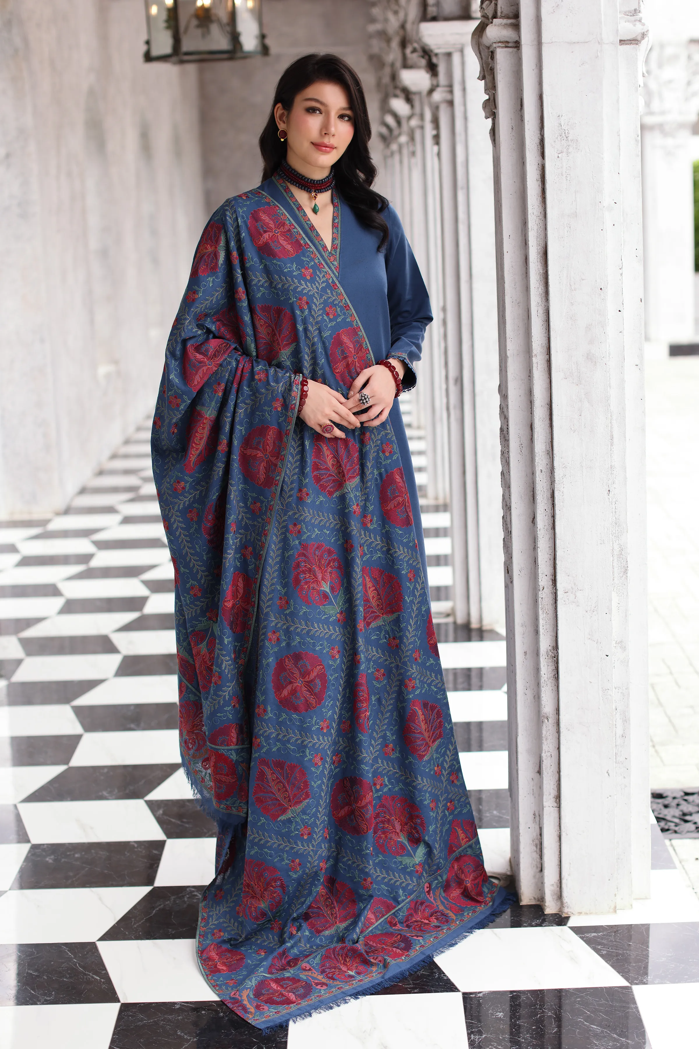 SUZANI DOZI-02 SHAWL